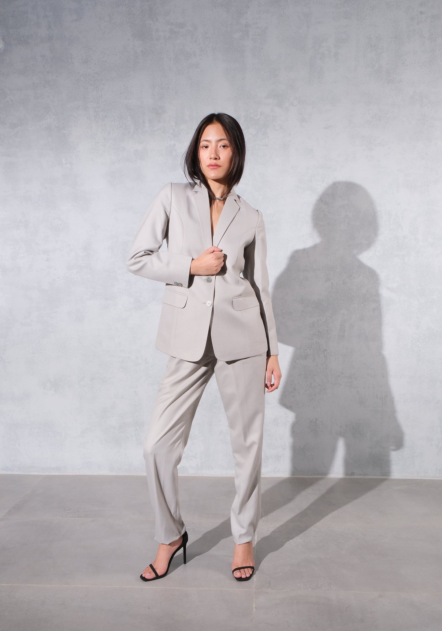 Classic Business Suit- Grey