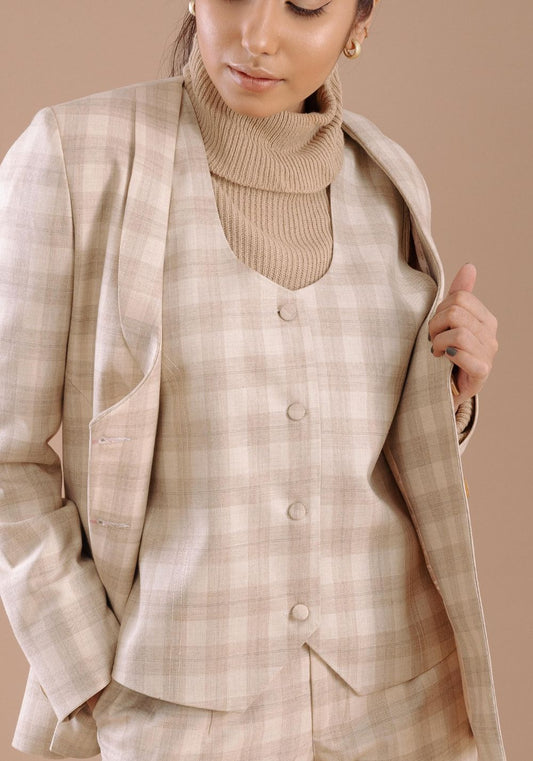 Plaid Waistcoat