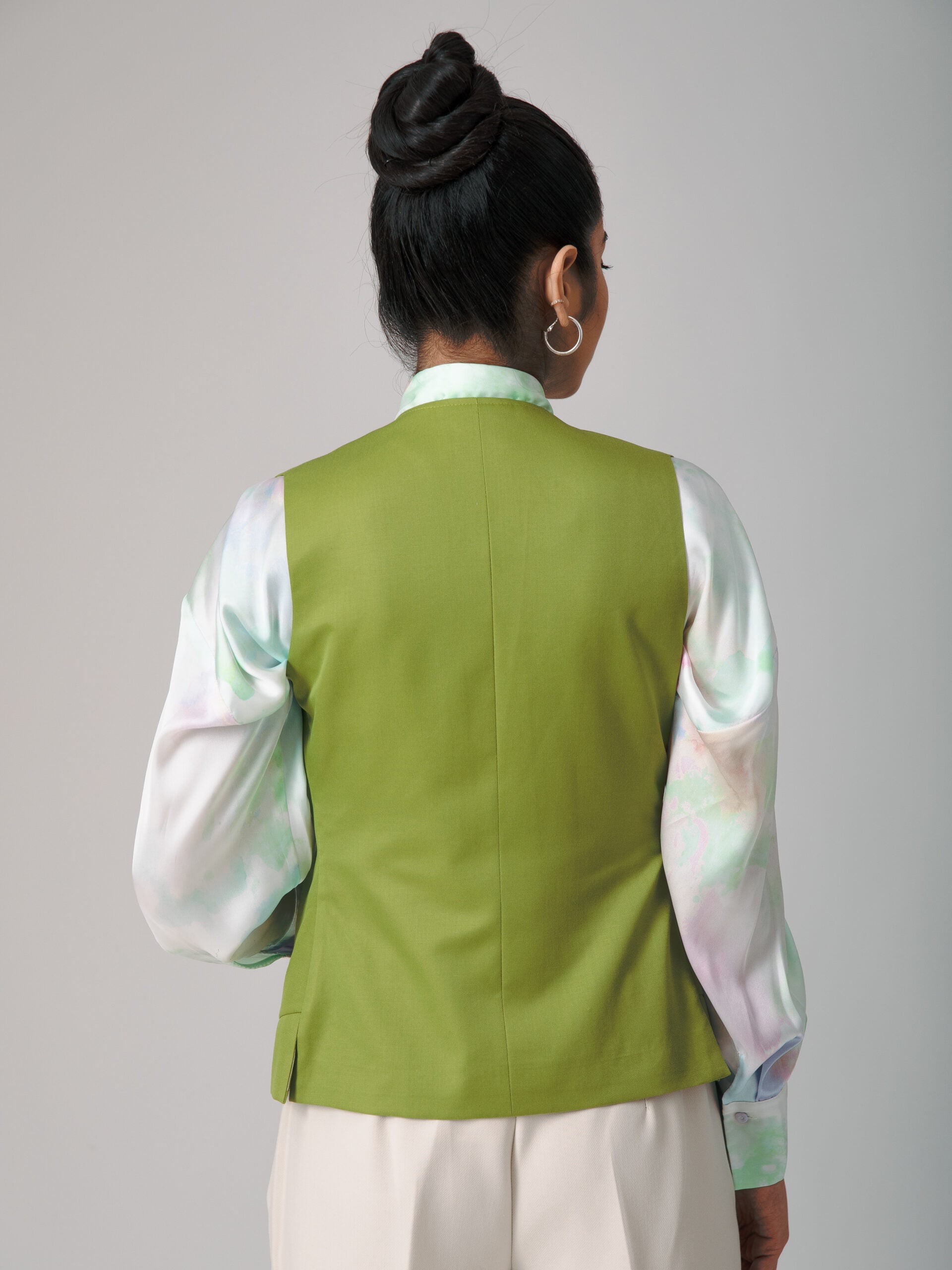 9AM to PM Waistcoat- Green