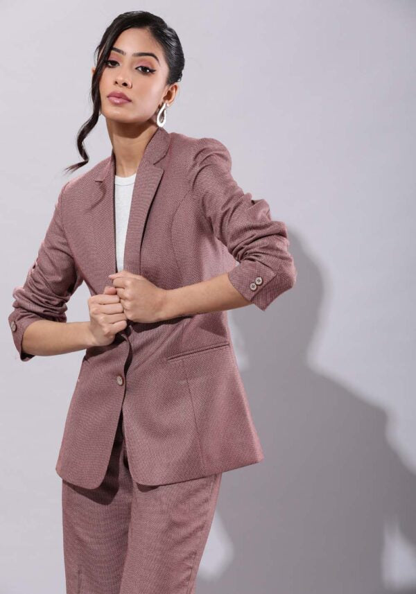 Classic Blazer- Burgundy