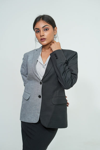 Corporate Core Contrasted Blazer