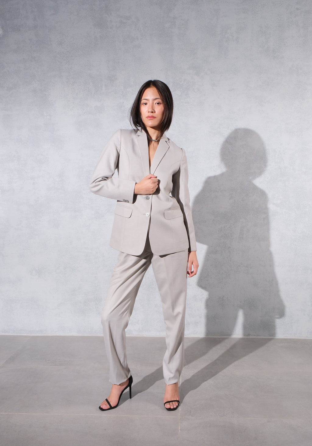 Classic Business Suit- Grey