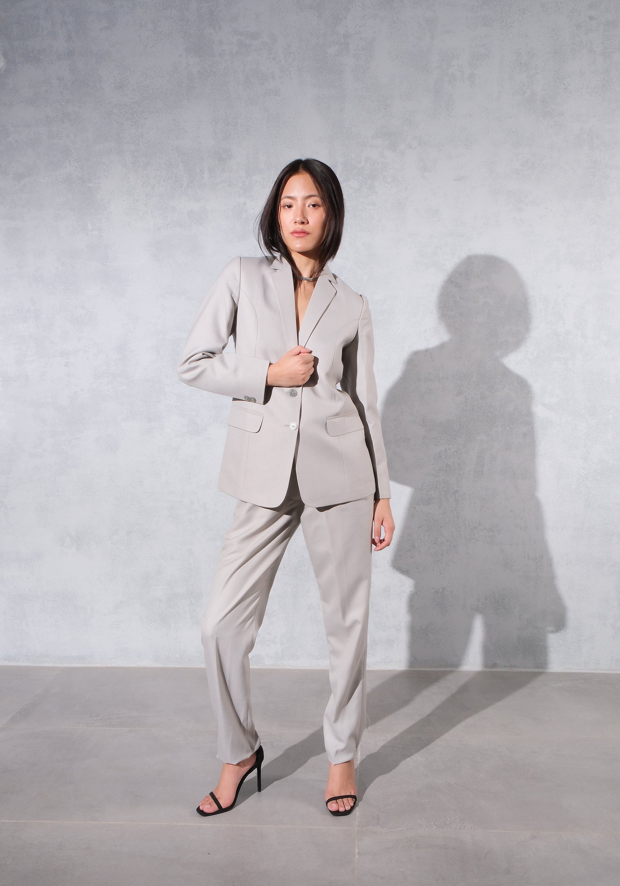 Classic Business Suit- Grey