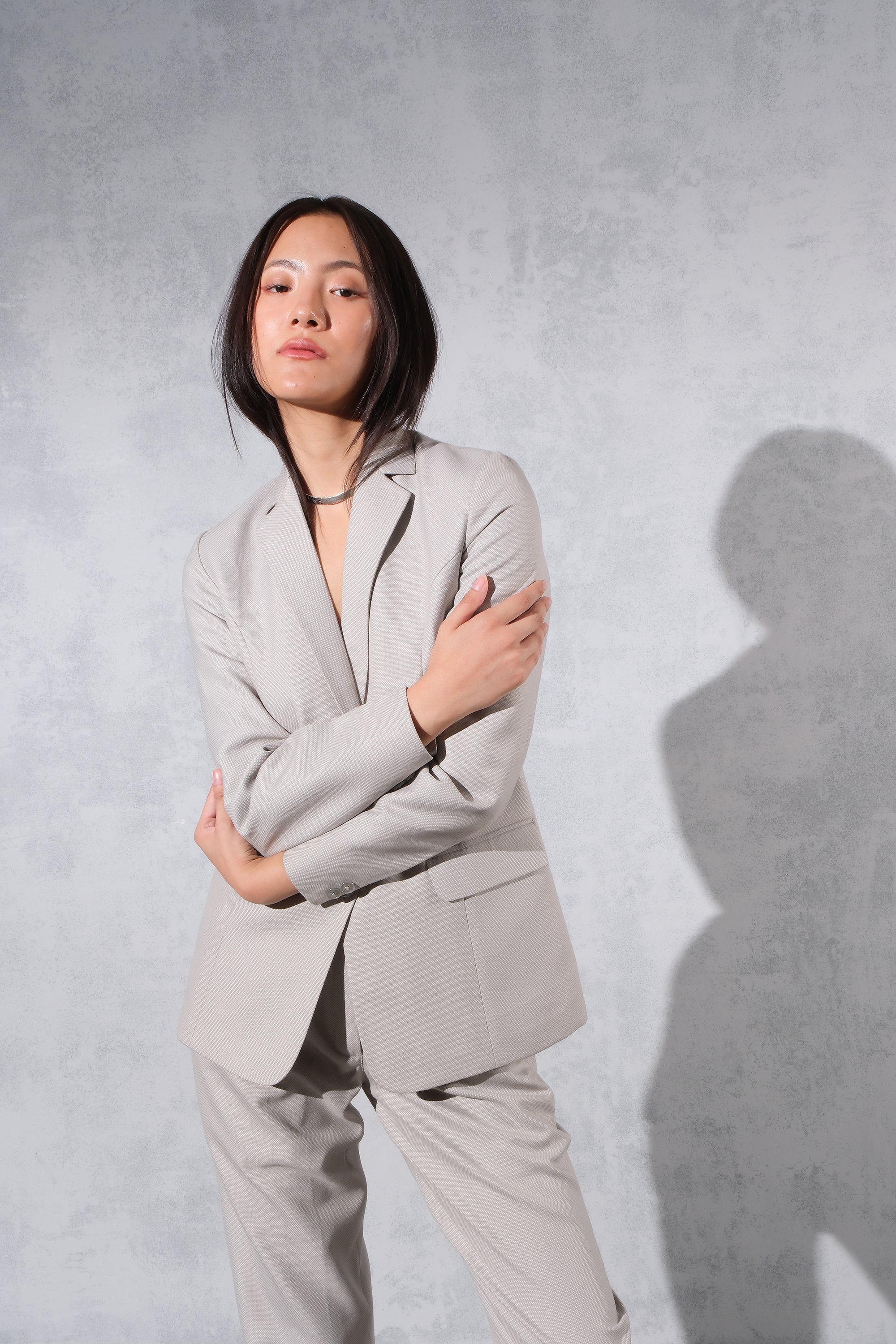 Classic Business Suit- Grey