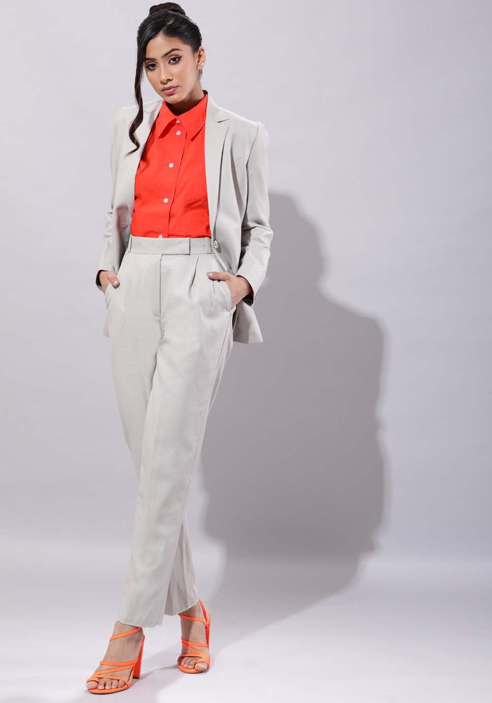 Classic Business Suit - Blazer (Grey)