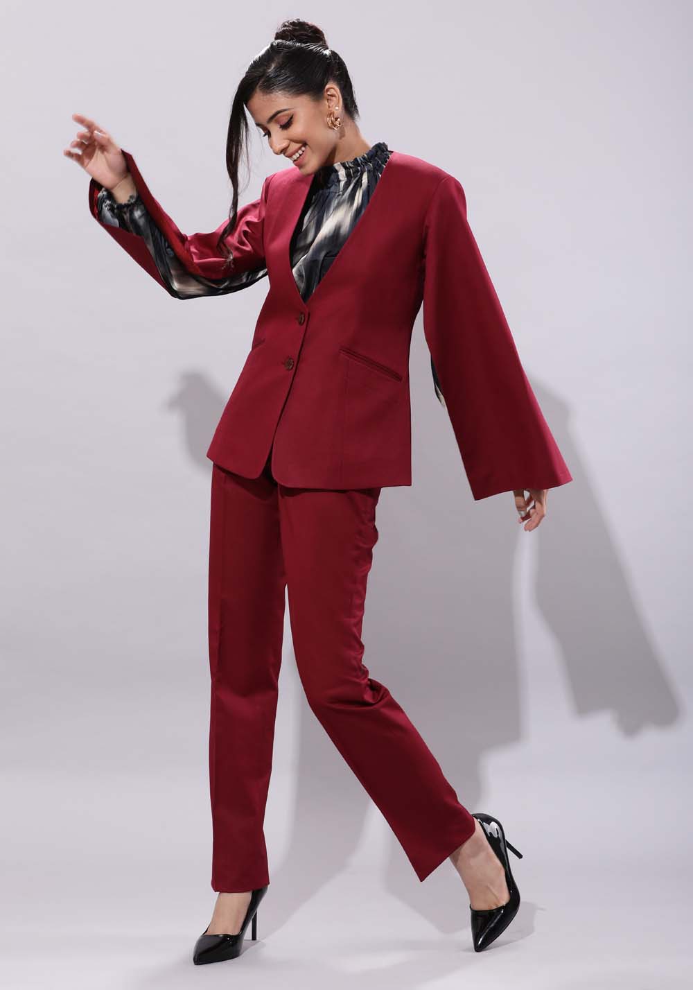 Cape Business Suit- Wine