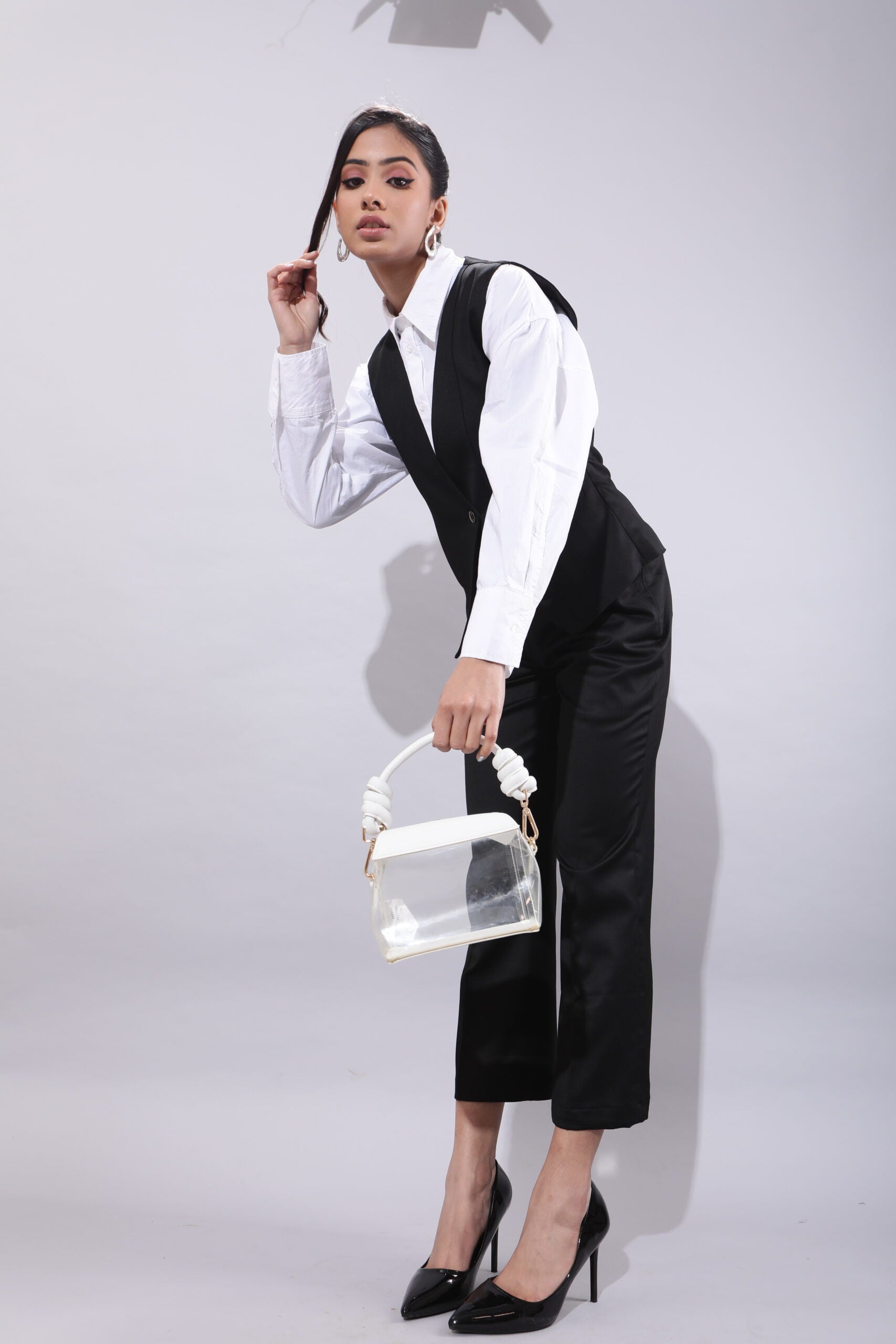 Black Waistcoat Set