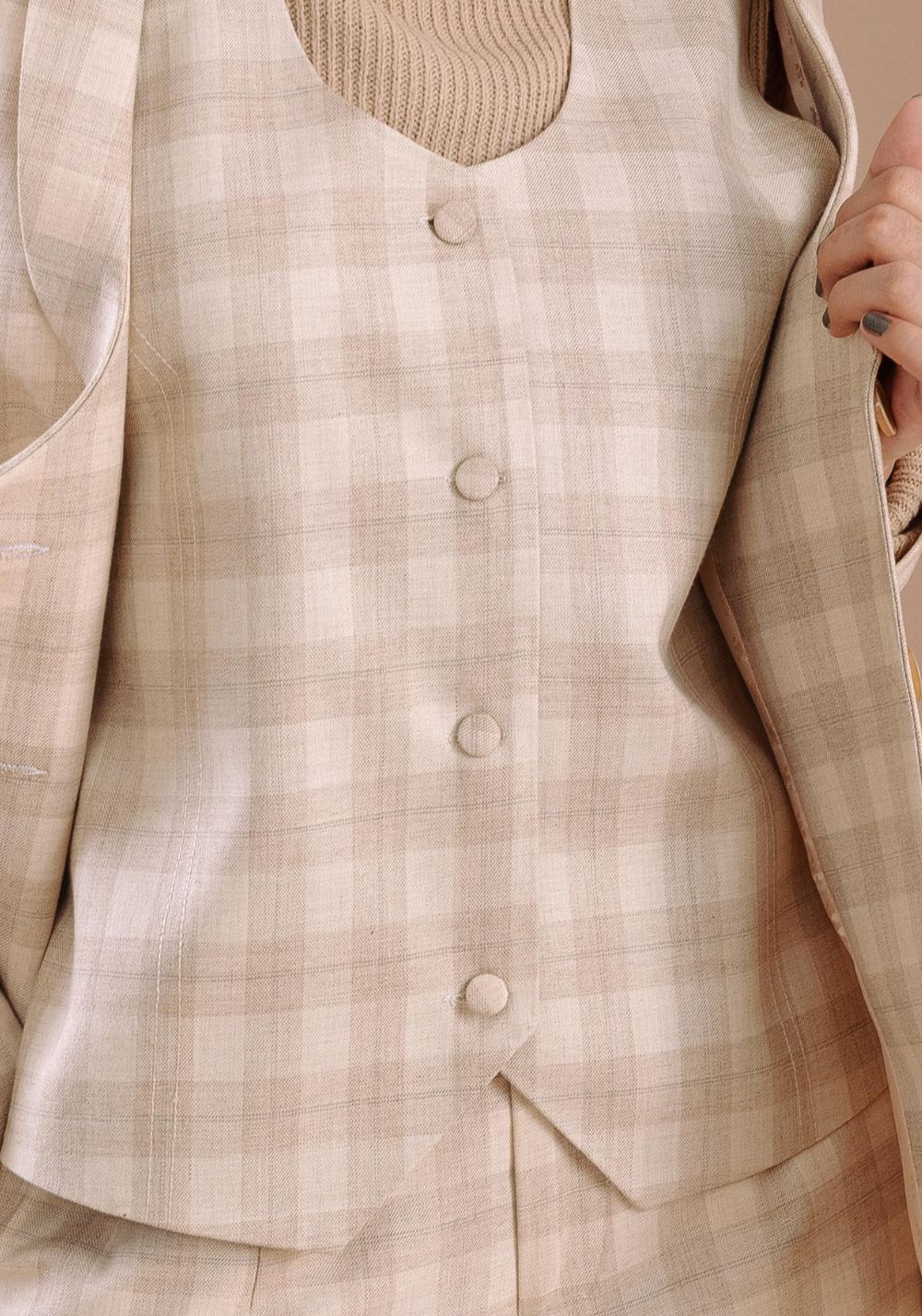 Plaid Waistcoat