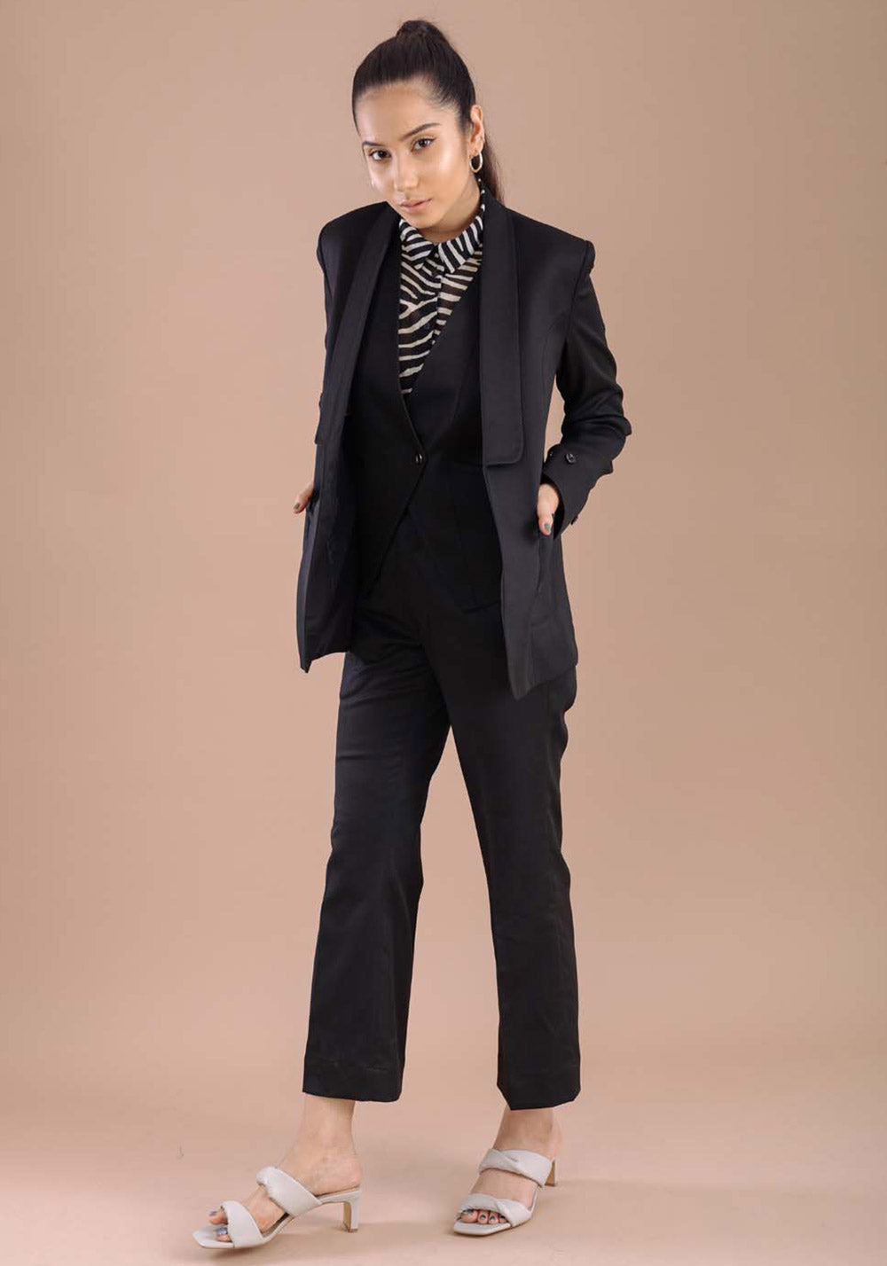 Black Three Piece Suit