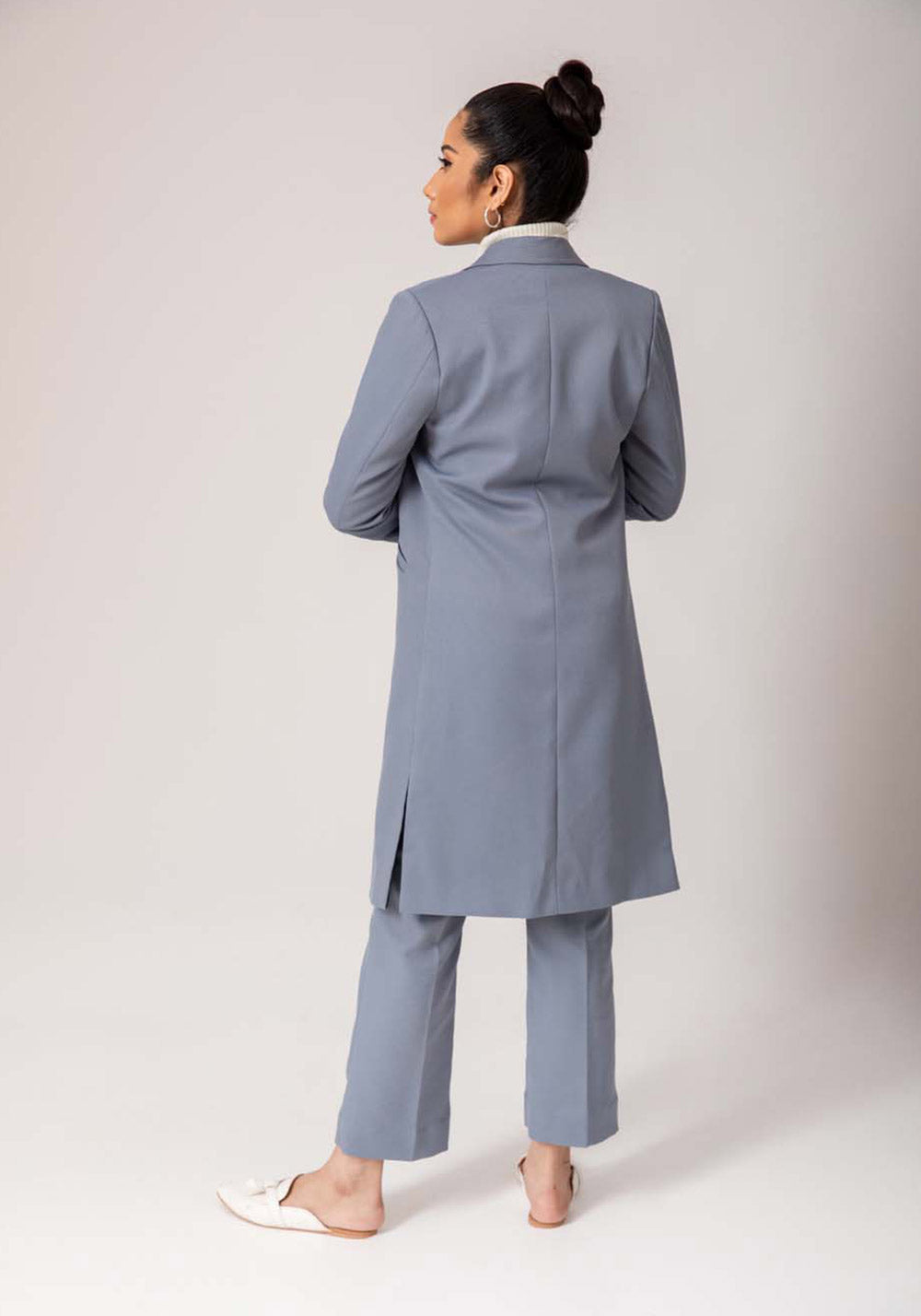 Blue Three piece Suit