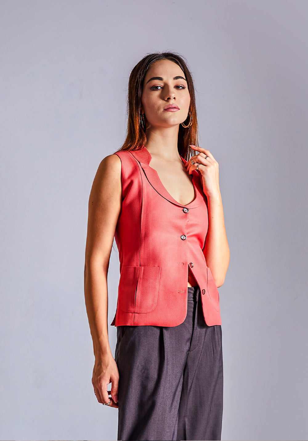 Peach Waistcoat