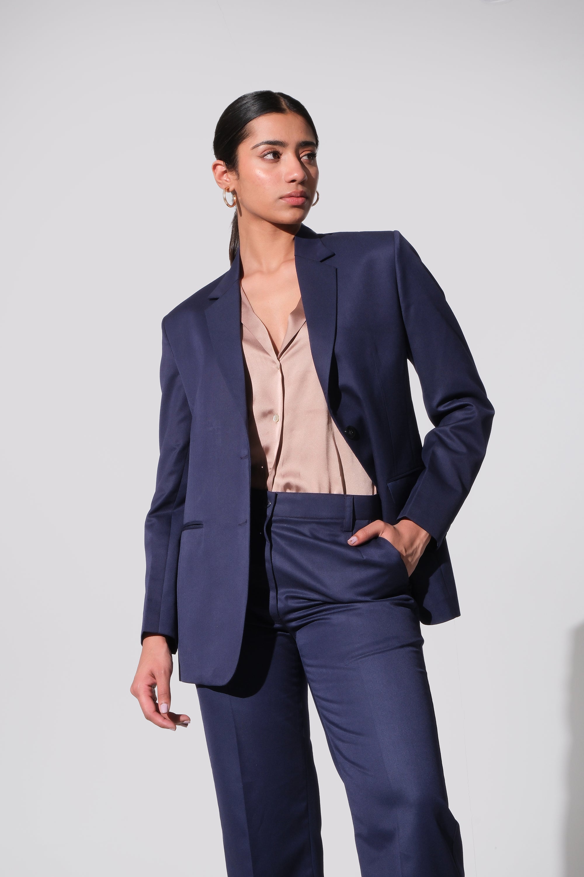 Classic Business Suit- Navy Blue