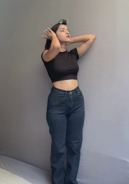 Single-Buttoned Blazer- Grey