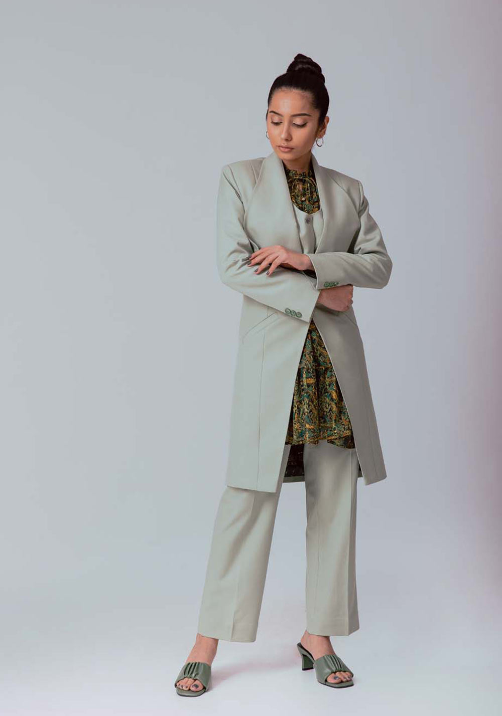Sage Green Three Piece Suit