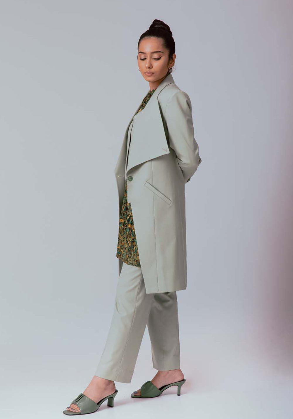 Sage Green Three Piece Suit